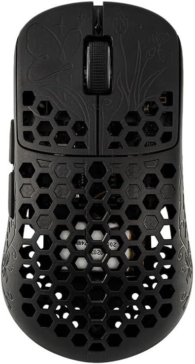 UNIUS BLACK LOTUS CARBON 8K Wireless Gaming Mouse Lightweight 1.4 oz (39 g) PAW3950 Carbon Fiber Composite