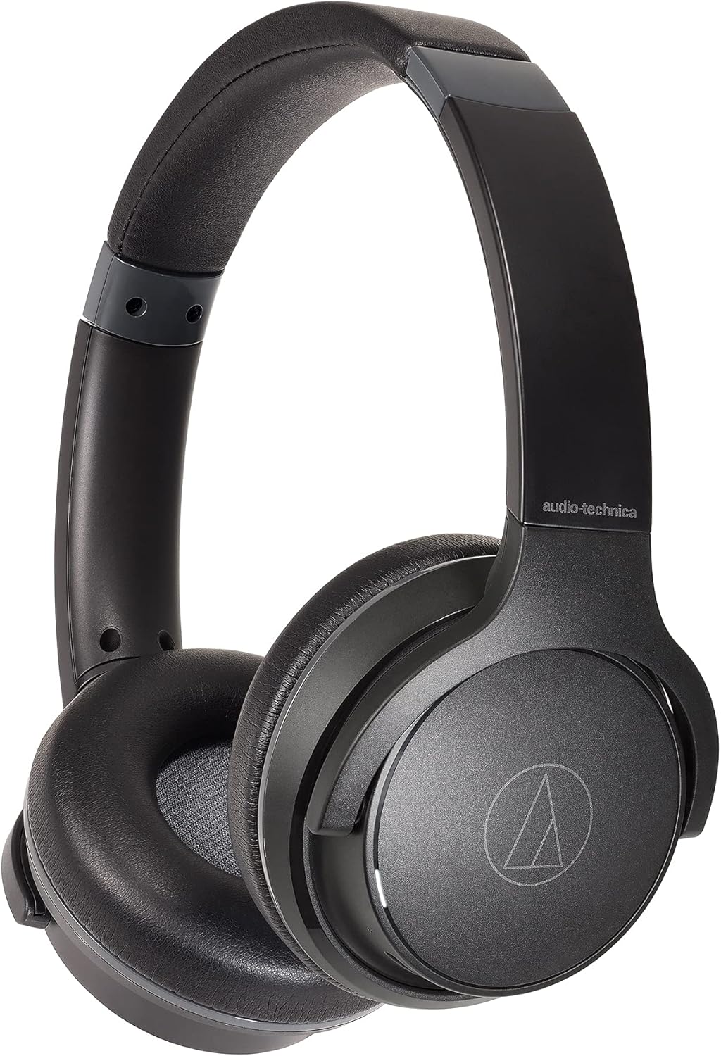 Audio Technica ATH-S220BT BK Wireless Headphones, Up to 60 Hours Playtime, Fast Charging, Low Latency Mode, Multi-Point Compatible, Thin
